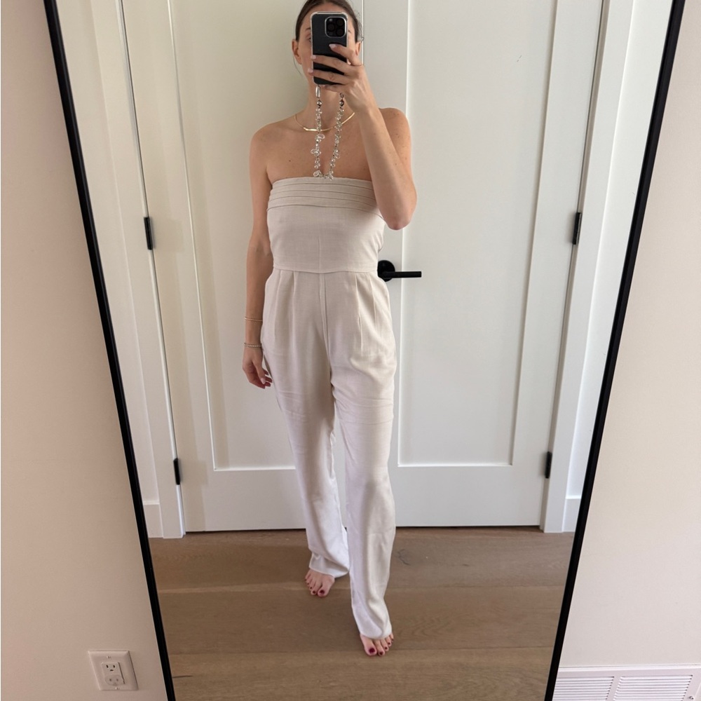 Elegant Cream Jumpsuit